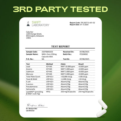 Cata-Kor NAD+ Core - NAD Supplement