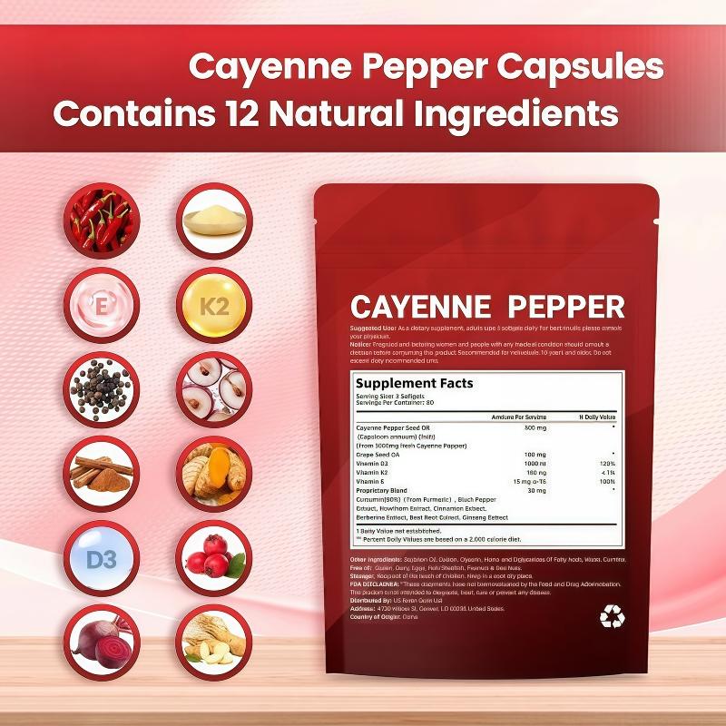 Cayenne Pepper 3000mg | 12-in-1