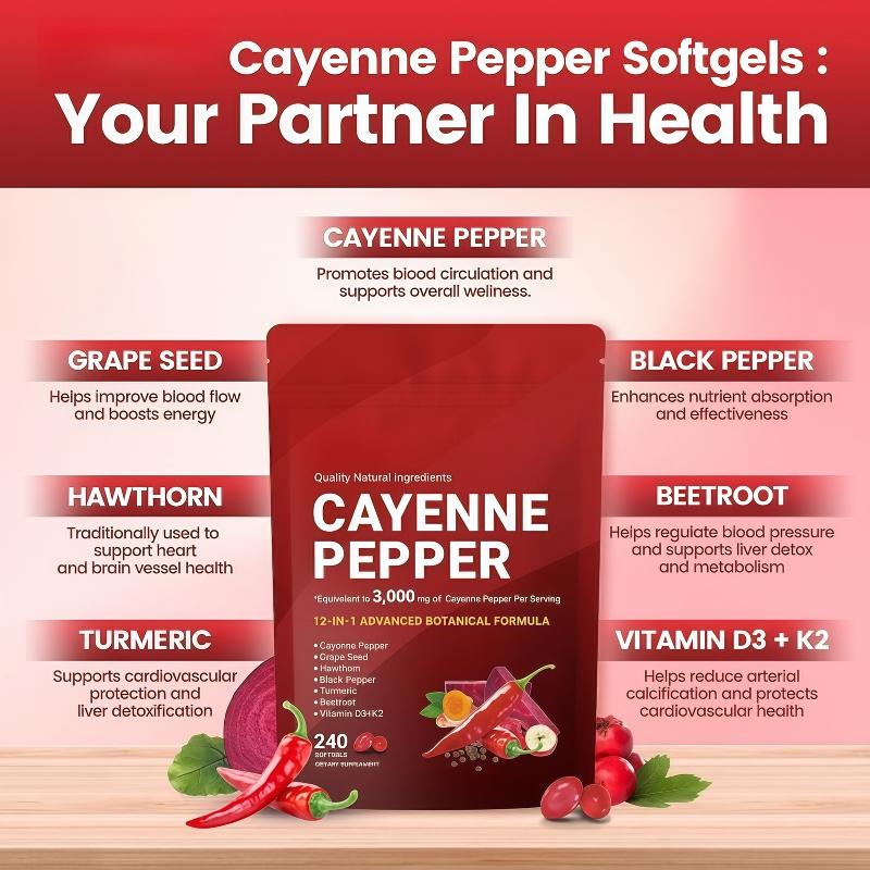 Cayenne Pepper 3000mg | 12-in-1